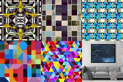 Abstract Geometric Designs Stable Diffusion Openart