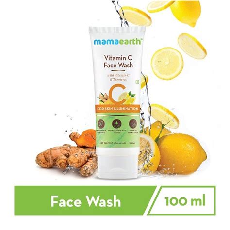 Mamaearth Vitamin C Face Wash 100ml Buy Online At Best Prices In