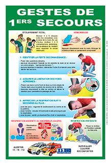 L Affiche D Taill E Gestes De Ers Secours