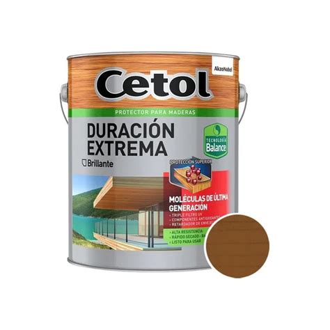 Cetol Duración Extrema Color Cedro Brillante 1lts Materiales Basualdo