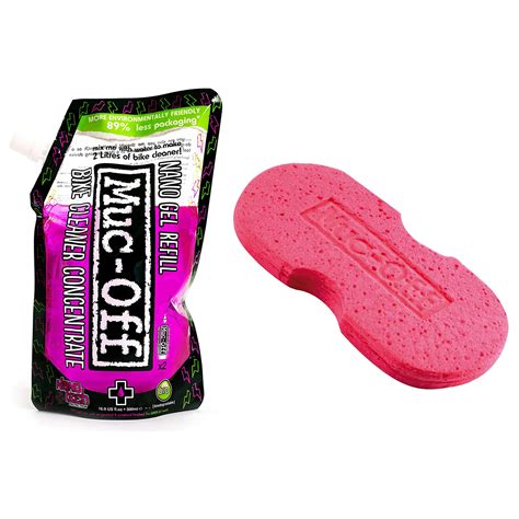 Muc Off Bio Nano Tech Bike Cleaner Concentrate Gel And Sponge Kit