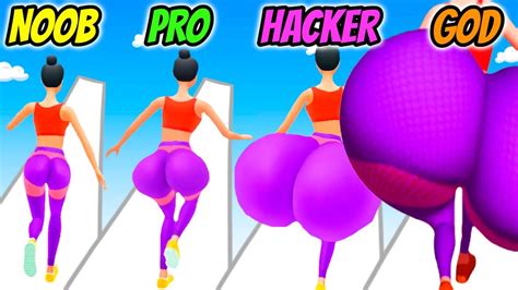 Twerk Race 3d Noob Vs Pro Vs Hacker Vs God Youtube