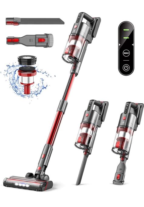 Fykee Cordless Vacuum Cleaner K B With Large Detachable Batter