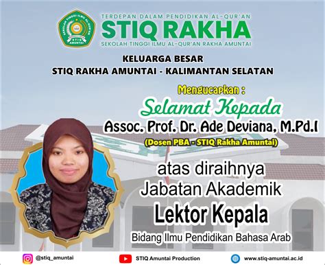 Pencapaian Naik Ke Jenjang Jabatan Fungsional Dosen Lektor Kepala