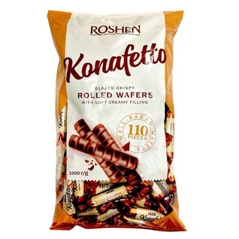 Roshen Cukierki Konafetto Bianco Rurki Kg Allegro Pl