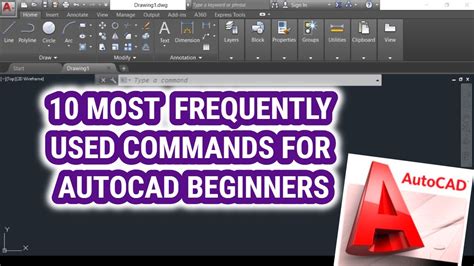 Autocad Basic Commands 10 Commands In Autocad For Beginners Autocad