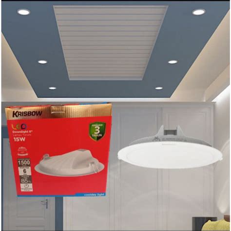 Jual Downlight Led Shell Krisbow Lampu Tanam Plafon Krisbow