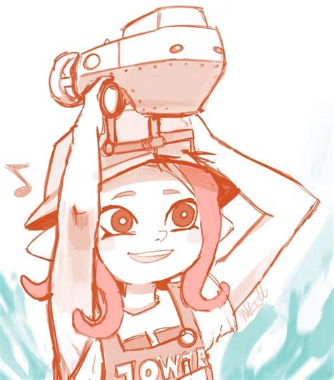 Octoling With A Chicken Rsplatoon