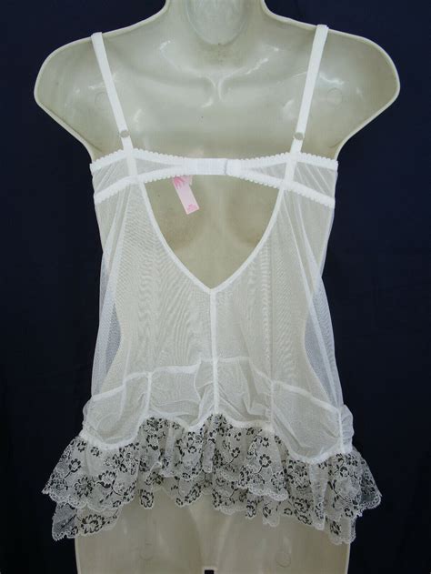 Victoria S Secret Sheer Bridal White Wedding Night Ba Gem