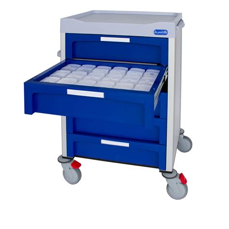 Medication Cart With Drawers For Spd Dispensing Boxes 58 Off