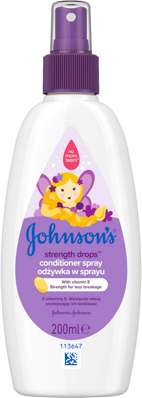 JOHNSON S Strength Drops odżywka do włosów dla dzieci w spray u