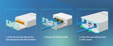 Outdoor Gigabit Poe Extender In Out Nicgiga Port Poe Repeater