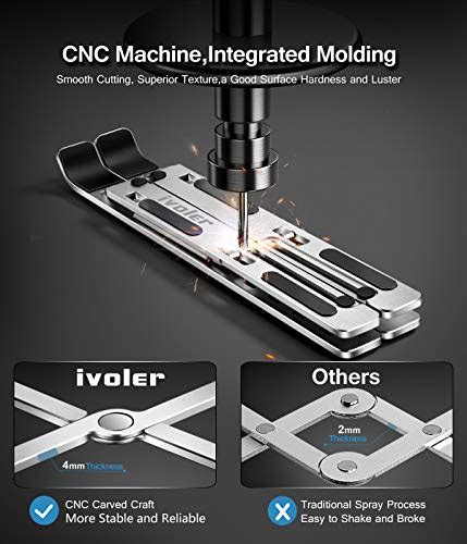 Ivoler Laptop Stand Laptop Holder Riser Computer Tablet Stand