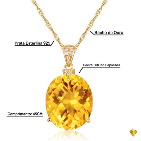 Amuleto Cristal Solar Prata Esterlina E Banho De Ouro Santo Stilo