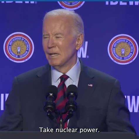 Office Of Nuclear Energy Us Department Of Energy On Linkedin President Biden At The Ibew