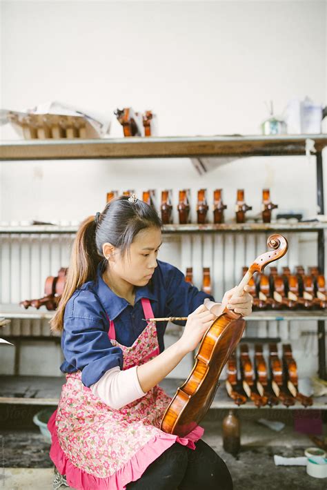 Violin Maker At Work By Stocksy Contributor Maahoo Stocksy