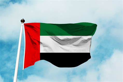 Vereinigte Arabische Emirate Flagge Flaggen Laden