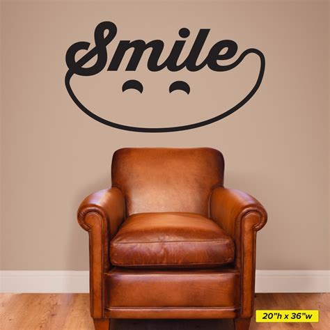 Smile Wall Decal 0340 Dental Office Wall Decal - Etsy