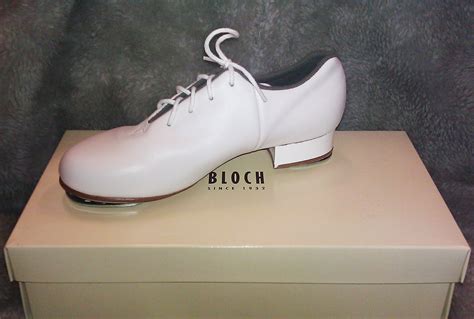 Clogging Shoe White with Stevens Stompers Buck Taps Installed Trimfoot Jazz Tap Dance Shoes