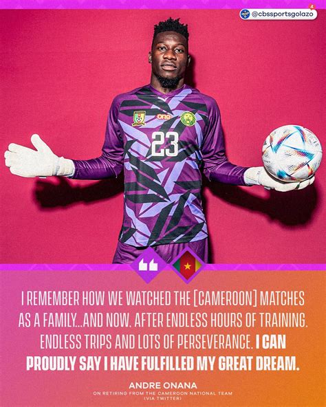 Cbs Sports Golazo On Twitter Andre Onana Announces His Retirement