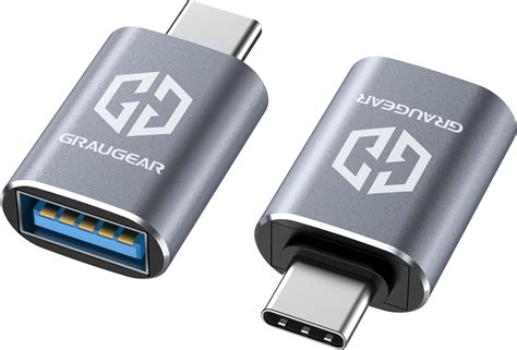 GRAUGEAR Lot De 2 Adaptateurs USB Vers USB C USB C Double Face