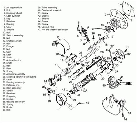 Steering Column Assembly Ford F 150