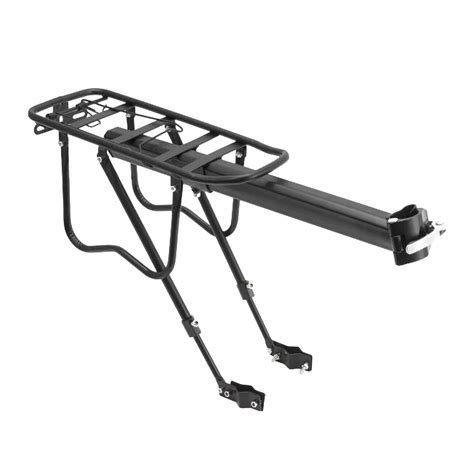 Amleso Bike Rear Rack Bicycle Carrier Rack Bracket Heavy Duty Durable