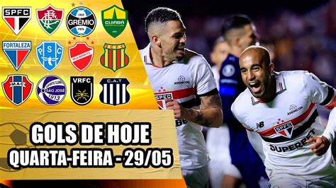 Todos Os Gols Desta Quarta Feira Gols De Hoje Pelo Brasileir O