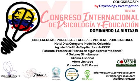 Xi Congreso Internacional De Psicolog A Y Educaci N Redem