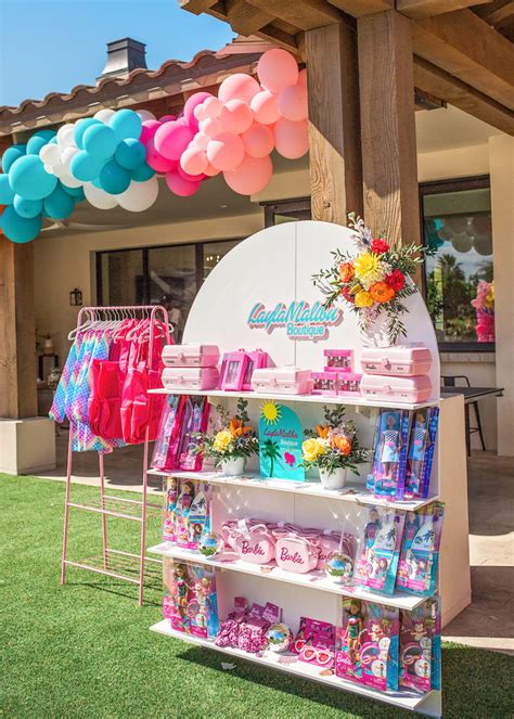 Karas Party Ideas Malibu Barbie Birthday Party Karas Party Ideas