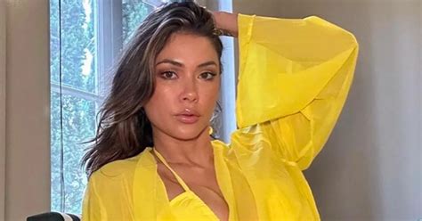 UFC S Richest Ring Girl Leaves Fans Speechless With Sultry Pose In Tiny Yellow Bikini Daily Star