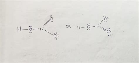 Give The Lewis Dot Structure Of Hno3 Brainly In