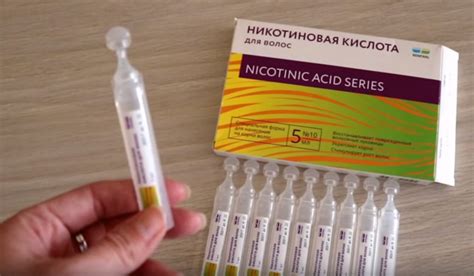 Никотиновая кислота для роста волос: преимущества и недостатки