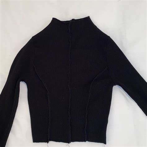 Naked Wardrobe Women S Black Crop Top Depop