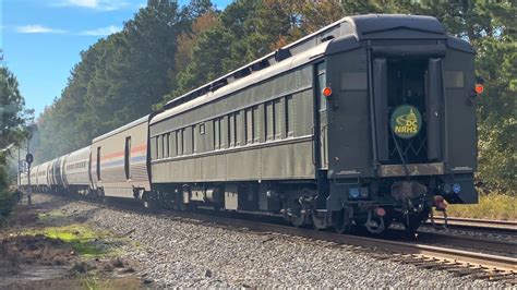 Amtrak 89 With Pullman Dover Harbor Private Car Youtube