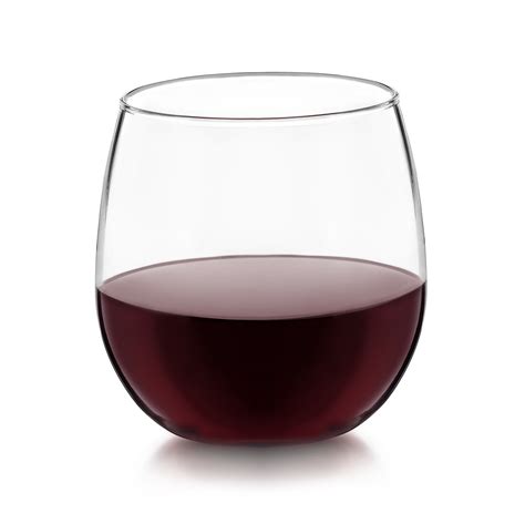 Etched Logo 15 Oz Stemless Wine Glass Promotional Wine Glasses Clip