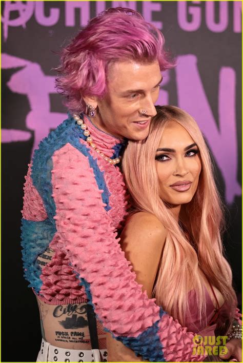 Machine Gun Kelly And Megan Fox Match In Pink At His Life In Pink