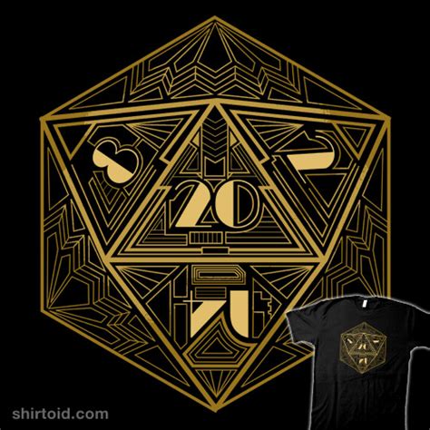 D20 Art Deco - Shirtoid