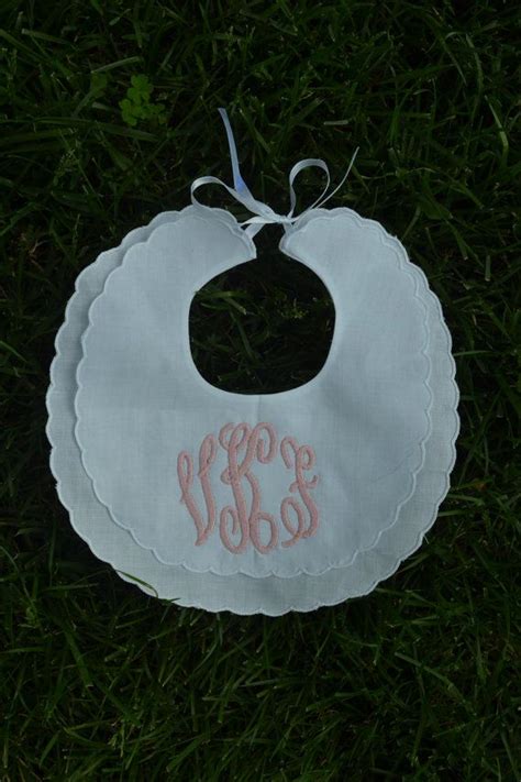 Monogrammed Baby Bib | Baby monogram, Monogrammed baby bibs, Baby bibs