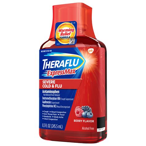 Theraflu ExpressMax Severe Cold and Flu Medicine Syrup | Theraflu