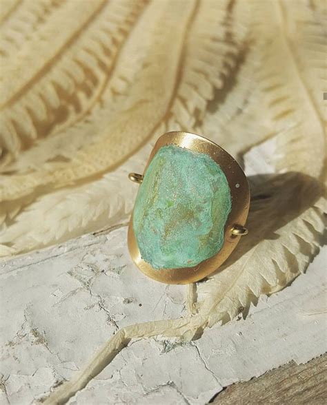 Patina Brass Ring Statement Ring Etsy Uk Patina Jewelry Statement Rings Statement Rings Etsy