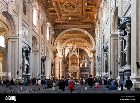 Canopy St John Lateran Basilica Rome Hi Res Stock Photography And