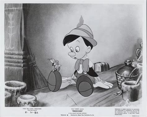 Pinocchio Original Walt Disney X Photo Classic Pinocchio Jiminy