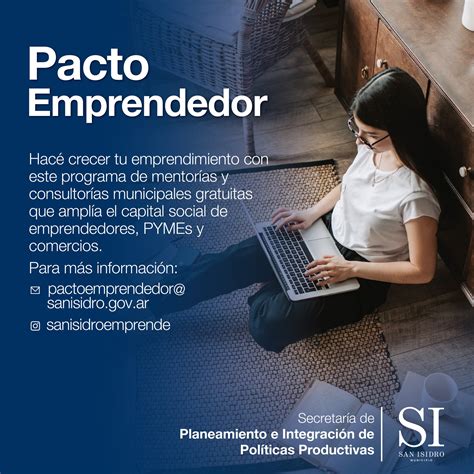 San Isidro On Twitter Pacto Emprendedor Hac Crecer Tu