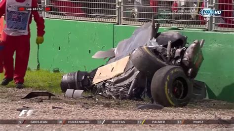 Video Fernando Alonso Accident In Australian F1 Gp 2016 Youtube