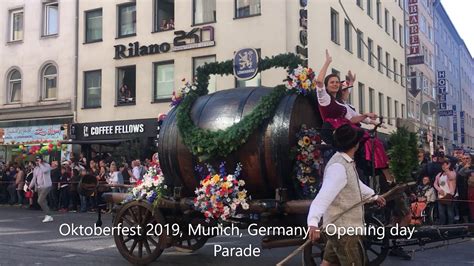 Oktoberfest 2019 Munich Best Of Opening Day 1 Parade In Germany