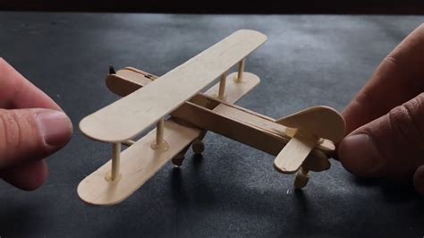 Popsicle Stick Plane Creative Crafts