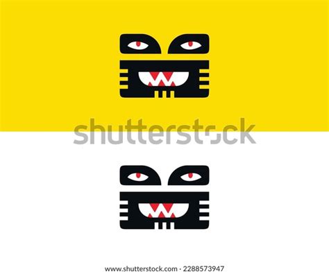 Geometic Face Logo Design Square Geometic Stock Vector (Royalty Free ...