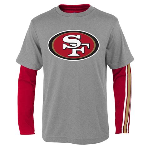 Youth Scarletgray San Francisco 49ers Fan Gear Squad T Shirt Combo Pack