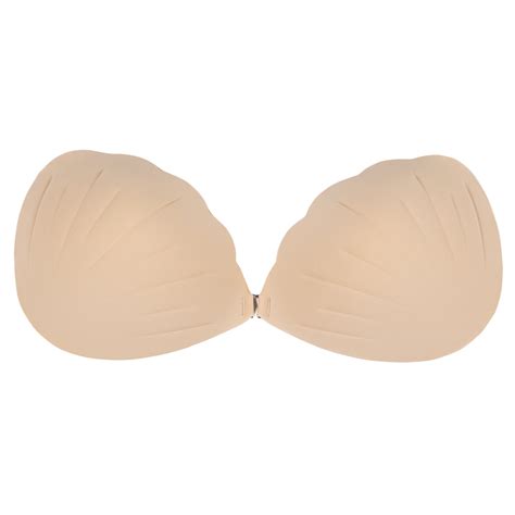 LELINTA Push Up Bra Wing Shape Gel Strapless Reusable Bras Adjustable Nude Self Adhesive